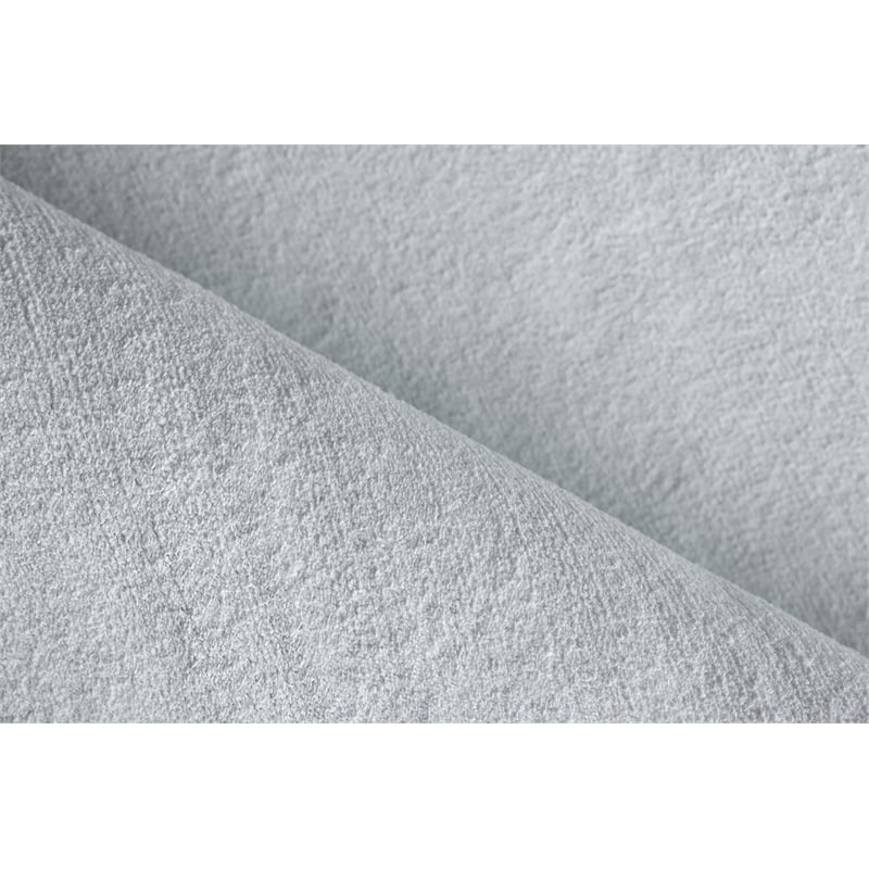 Velutto Modern Handloomed Silky Nylon White 6'x9' Area Rug