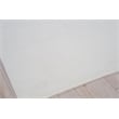 Velutto Modern Handloomed Silky Nylon White 8'x10' Area Rug