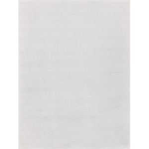 Velutto Modern Handloomed Silky Nylon White 9'x12' Area Rug
