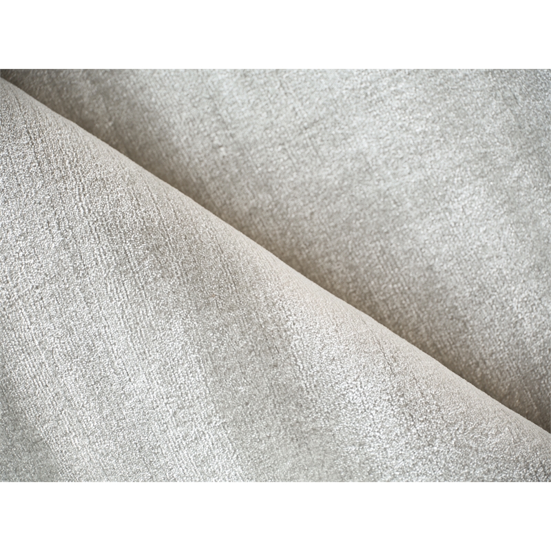 Velutto Modern Handloomed Silky Nylon Light Silver 15'x20' Area Rug