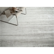 Velutto Modern Handloomed Silky Nylon Light Silver 2'x3' Area Rug