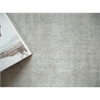 Velutto Modern Handloomed Silky Nylon Light Silver 2'x3' Area Rug