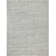 Velutto Modern Handloomed Silky Nylon Light Silver 2'x3' Area Rug