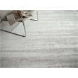 Velutto Modern Handloomed Silky Nylon Light Silver 6'x9' Area Rug