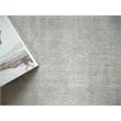 Velutto Modern Handloomed Silky Nylon Light Silver 8'x10' Area Rug