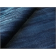 Velutto Modern Handloomed Silky Nylon Navy 2'x3' Area Rug