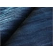 Velutto Modern Handloomed Silky Nylon Navy 6'x9' Area Rug