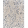 Vista Handloomed Wool/Bamboo Silk Gray/Blue 8'x10' Area Rug