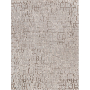 Vista Handloomed Wool/Bamboo Silk Beige 6'x9' Area Rug