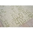 Vista Handloomed Wool/Bamboo Silk Green 14'x18' Area Rug