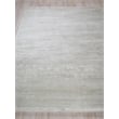 Velutto Modern Handloomed Silky Nylon Light Silver 12'x18' Area Rug