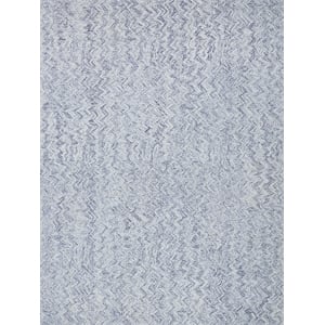 Veneta Hand-Tufted New Zealand Wool Blue 4'x6' Area Rug
