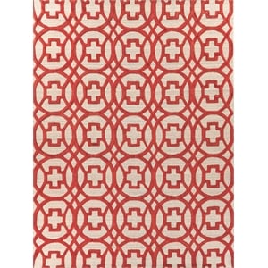Windsor Handloomed Wool/Bamboo Silk Rust/Gray 12'x15' Area Rug
