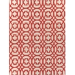 Windsor Handloomed Wool/Bamboo Silk Rust/Gray 6'x9' Area Rug