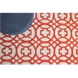 Windsor Handloomed Wool/Bamboo Silk Rust/Gray 8'x10' Area Rug