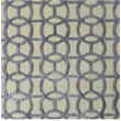 Windsor Handloomed Wool/Bamboo Silk Blue/Beige 8'x10' Area Rug