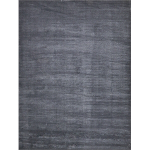 Velutto Modern Handloomed Silky Nylon Gray 14'x18' Area Rug