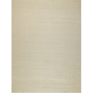Velutto Modern Handloomed Silky Nylon Light Beige 12'x15' Area Rug