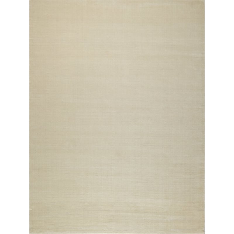 Velutto Modern Handloomed Silky Nylon Light Beige 14'x14' Square Area Rug