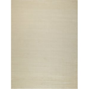 Velutto Modern Handloomed Silky Nylon Light Beige 2'x3' Area Rug