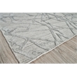 Windsor Handloomed Wool/Bamboo Silk Gray 10'x14' Area Rug
