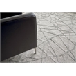 Windsor Handloomed Wool/Bamboo Silk Gray 10'x14' Area Rug