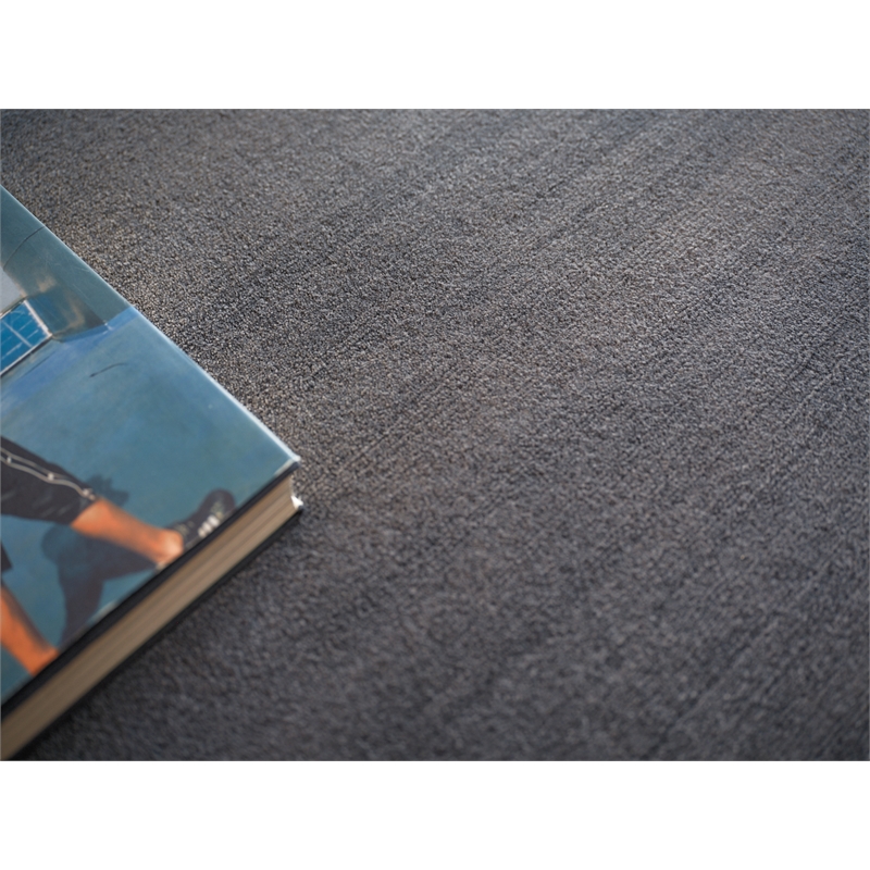 Velutto Modern Handloomed Silky Nylon Gray 2'x3' Area Rug