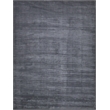 Velutto Modern Handloomed Silky Nylon Gray 2'x3' Area Rug