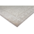 Velvet Hand-Knotted Silk Ivory/Silver 12'x15' Area Rug