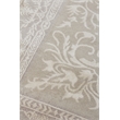 Velvet Hand-Knotted Silk Ivory/Silver 8'x10' Area Rug