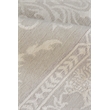 Velvet Hand-Knotted Silk Ivory/Silver 8'x10' Area Rug