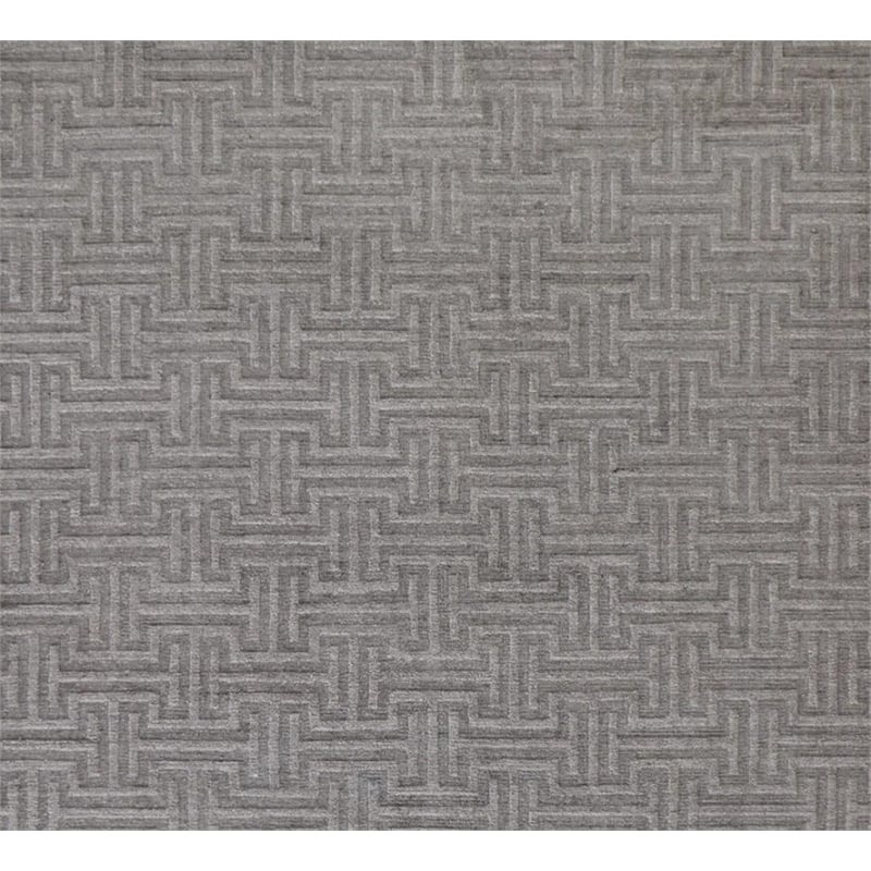 Ventura Handloomed Bamboo Silk Dark Taupe 6'x9' Area Rug