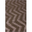 Vero Hand-Knotted Wool/Bamboo Silk Chocolate 8'x10' Area Rug