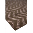 Vero Hand-Knotted Wool/Bamboo Silk Chocolate 8'x10' Area Rug