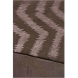 Vero Hand-Knotted Wool/Bamboo Silk Chocolate 8'x10' Area Rug