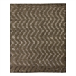 Vero Hand-Knotted Wool/Bamboo Silk Chocolate 8'x10' Area Rug