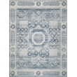Vintage Looms Power Loom Polyester Light Blue/Blue 9'x12' Area Rug