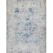 Vintage Looms Power Loom Polyester Light Blue/Beige 4'x12' Area Rug
