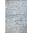 Vintage Looms Power Loom Polyester Light Blue/Blue 4'x6' Area Rug