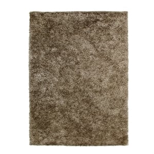 Viscose Shaggy Shag Viscose Beige 8'x11' Area Rug