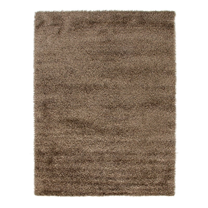 Viscose Shaggy Shag Viscose Chocolate 8'x10' Area Rug