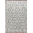 Windsor Handloomed Wool/Bamboo Silk Light Silver 8'x10' Area Rug