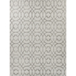 Windsor Handloomed Wool/Bamboo Silk Light Silver 8'x10' Area Rug