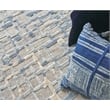 Vista Handloomed Wool/Bamboo Silk Gray/Blue 15'x20' Area Rug