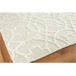 Windsor Handloomed Wool/Bamboo Silk Beige 12'x15' Area Rug