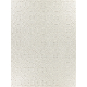 Windsor Handloomed Wool/Bamboo Silk Beige 12'x15' Area Rug