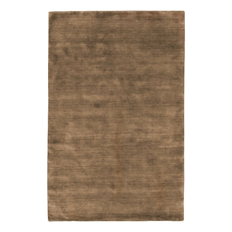 Wool Dove Handloomed New Zealand Wool Taupe 9'x12' Area Rug