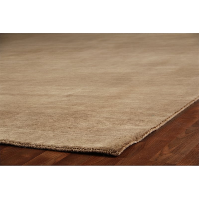 Wool Dove Handloomed New Zealand Wool Beige 14'x18' Area Rug