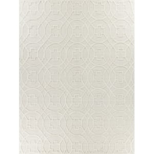 Windsor Handloomed Wool/Bamboo Silk Beige 4'x6' Area Rug