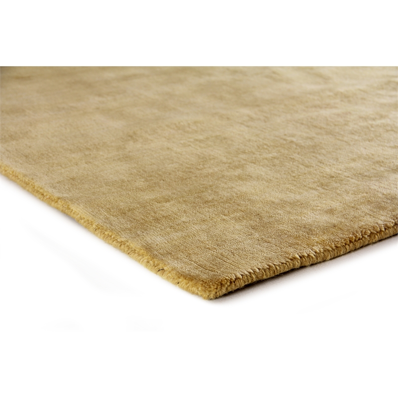 Wool Dove Handloomed New Zealand Wool Citron 8'x10' Area Rug
